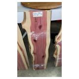 TWO CEDAR SLABS