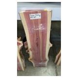 TWO CEDAR SLABS