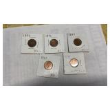 LOT OF INDIAN HEAD PENNIES