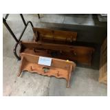3 WOODEN SHELVES