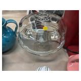 GLASS CAKE PLATE