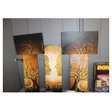 Hanging Tree Canvas Decor