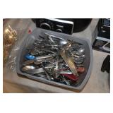 Tray of Flatware