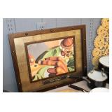 Framed Musician Decor