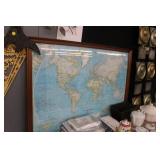 Framed World Map