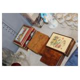 Wooden Boxes & Metal Tin