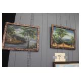 2 Framed Island Paintings