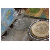 Lot of Glassware,Plates,etc