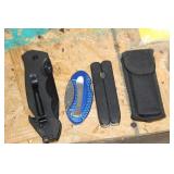 2 Knives & 2 Multi Tools