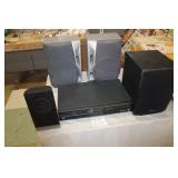 DVD/VHS Player with Various Speakers