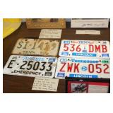 Lot of 4 Tn License Plates