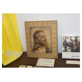 Vintage Framed "Head of Christ" Print