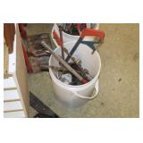 Bucket of Various Hardware