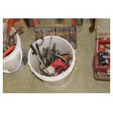 Bucket of Various Tools