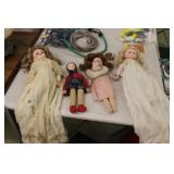 4 Vintage Dolls