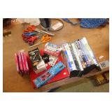 Lot of DVDs, Scissors,Cards,etc