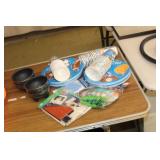 Lot of Party Plates,Stamp,etc