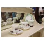 3 Cups & Saucers,Dutchess,etc
