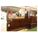 King Bed with Rails