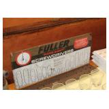 Vintage Fuller Screwdriver Display
