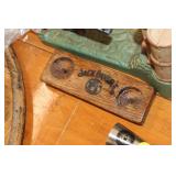 Wooden Jack Daniels Shoe Glass Holder