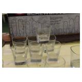 Lot of 7 Jack Daniels Glasses