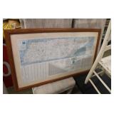 Map of Tn Framed