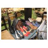 Table of Shoes & Boots