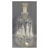 Lymington Glass Mystiques Limited Glass Ship In A Bottle, 13.5" H