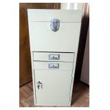 Excelsior Locking Metal File Cabinet With Key