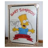Bart Simpson Framed Radical Dude Poster