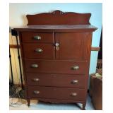 Chest of Drawers with Side Shelf