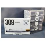 True Velocity 308 Win Ammo, Approx 100 Rounds