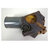 U.S. WWII Gas Masks, Qty 2, Sizes Include Adult Medium And Childs, With One Canvas Carrying Bag 