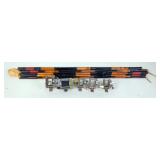 South Bend No. 1000 Anti Back Lash Model G Reel, Unmarked Reels Marked 15C, 30, and 60 (Qty2), And B