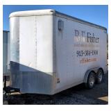 2005 DooLittle Double Axle Enclosed Utillity Trailer, VIN# 1DGCS14266MD66813, 18' x 8'