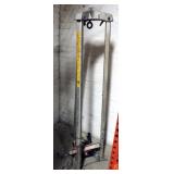 50' Miller Retractable Life Line Cable, Model M5250. Includes 5' Tri-pod Stand
