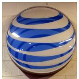 Round Metal Framed Polymer AT&T Logo, Approximately 3' 7.5' Round