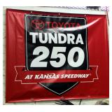 Polymer 'Toyota Express Maintenance' Sign - 2' 4' x 8' x 3' And Vinyl 'Toyota Tundra' Banner - 3' 2'