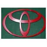 Polymer Toyota Logo, 33" x 51" x 1"