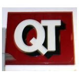 Polymer 'QT' Sign, 4' 6' x 5' 6 x 2.5'