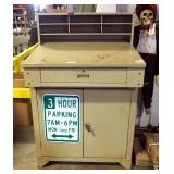 2 Door Metal Warehouse Cart With Drawer And File Sorter, 53" x 34" x 29"