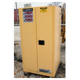 Locking Metal JustRite Sure-Grip EX Flammable Liquid Storage Cabinet With 2 Shelves, 5' 5' x 2' 10' 