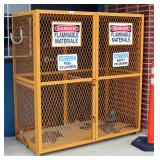 Metal Durham Lockout Bottle Cabinet, 5' 4' x 5' x 2' 6'