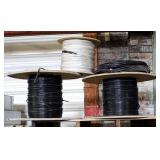 Belden Shielded Single Pair Electrical Cable Qty. 2 Partial Spools, Including Mule Tape