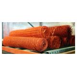 Polyvinyl 4' Snow Fencing, 8 Partial Rolls