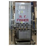 GE A Series Circuit Breaker Panel Board On Customer Rolling Cart 77" x 30" x 36" And Outlet Terminat