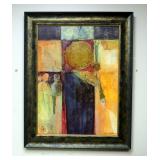 Wood Framed Abstract, 23' x 29'