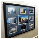 Framed Matted Under Glass Webco Manufacturing Photo Array, 36.5' x 26.5'