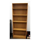 4 Shelf Laminate Wood Bookcase, 71.5' x 28' x 12'